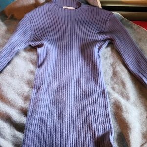 Shein kids 12y fitted blue dress